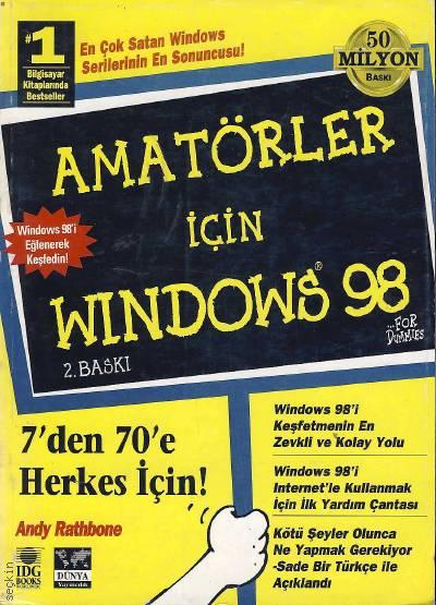 Amatörler İçin Windows 98  Andy Rathbone  - Kitap