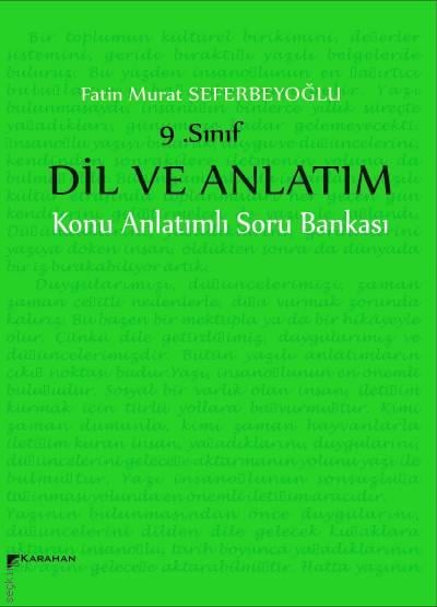 9. Sınıf Dil ve Anlatım Fatin Murat Seferbeyoğlu  - Kitap