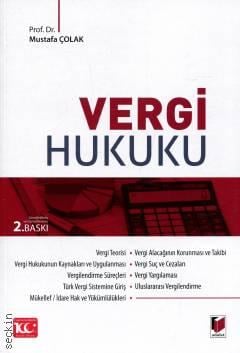Vergi Hukuku Prof. Dr. Mustafa Çolak  - Kitap