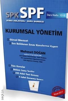 SPK – SPF Kurumsal Yönetim  Konu Anlatımlı Soru Bankası Mehmet Doğan  - Kitap