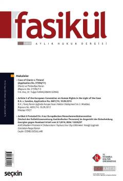 Fasikül Aylık Hukuk Dergisi Sayı: 89 Nisan 2017 Prof. Dr. Bahri Öztürk 