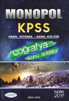 Monopol KPSS Coğrafya Konu Anlatımı Arda Akın  - Kitap