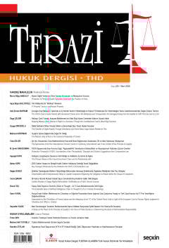 Terazi Hukuk Dergisi Sayı:235 Mart 2026 Prof. Dr. Alpay Hekimler, Av. Mutlu Dinç 