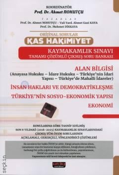 KAS HAKİMİYET Kaymakamlık Sınavı Çıkmış Soru Bankası 
