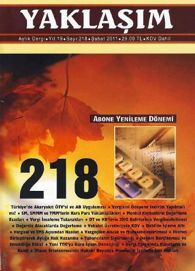 Yaklaşım Dergisi Sayı:218 Şubat 2011 Prof. Dr. Şükrü Kızılot 