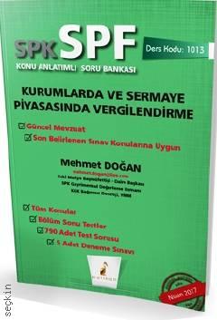 SPK – SPF Kurumlarda ve Sermaye Piyasasında Vergilendirme Mehmet Doğan