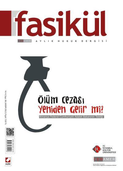 Fasikül Aylık Hukuk Dergisi Sayı:36 Kasım 2012 Bahri Öztürk