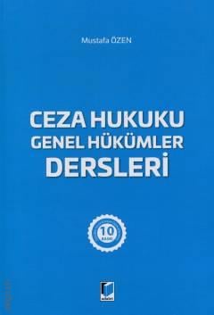 Ceza Hukuku Genel Hükümler Dersleri