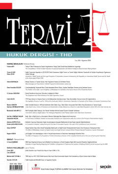 Terazi Hukuk Dergisi Sayı:240 Ağustos 2026
