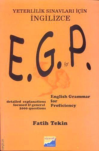 Yeterlilik Sınavları İçin İngilizce Fatih Tekin