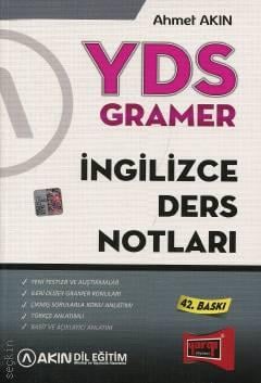 YDS Gramer İngilizce Ders Notları Ahmet Akın  - Kitap