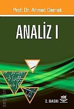 Analiz – 1 Prof. Dr. Ahmet Dernek  - Kitap