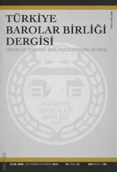 Türkiye Barolar Birliği Dergisi – Sayı:138 Özlem Bilgilioğlu