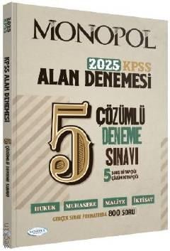 KPSS Alan Bilgisi Tamamı Çözümlü 5 Deneme Sınavı