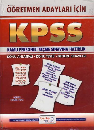 Öğretmen Adayları için KPSS Konu Anlatımlı – Konu Testli – Denem Sınavları Deniz Dev  - Kitap