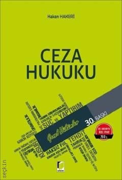 Ceza Hukuku Genel Hükümler Prof. Dr. Hakan Hakeri  - Kitap