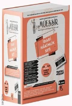 Müessir – İdari Hakimlik Çıkmış Soru Bankası Seti Çözümlü Dr. Barış Küçük, Dr. Yaşar Mirzaoğlu, Hamza Parlak  - Kitap