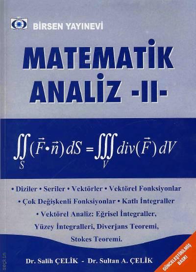Matematik Analiz – 2 Salih Çelik, Sultan A. Çelik