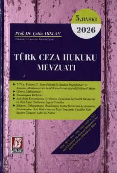 Türk Ceza Hukuku Mevzuatı Prof. Dr. Çetin Arslan  - Kitap