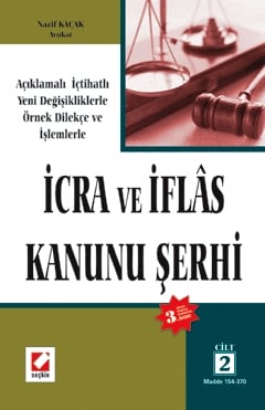 İcra ve İflas Kanunu Şerhi (2 Cilt) Nazif Kaçak  - Kitap