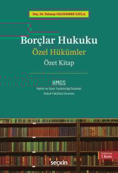 Borçlar Hukuku Özel Hükümler – Özet Kitap