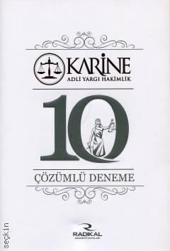 Karine Adli Yargı Hakimlik 10 Çözümlü Deneme Komisyon  - Kitap