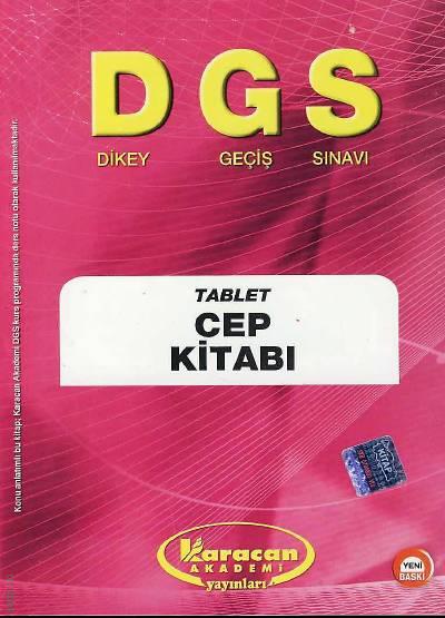 DGS – Tablet Cep Kitabı Yazar Belirtilmemiş