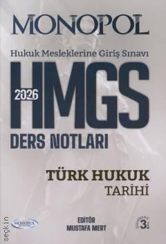 HMGS Ders Notları Türk Hukuk Tarihi Mustafa Mert  - Kitap