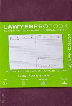 Lawyer Probook Cep Boy Ajanda (16 Aylık) Kahverengi Haftalık Avukat Ajandası (8.5*15.5) Lawyer Ajanda 