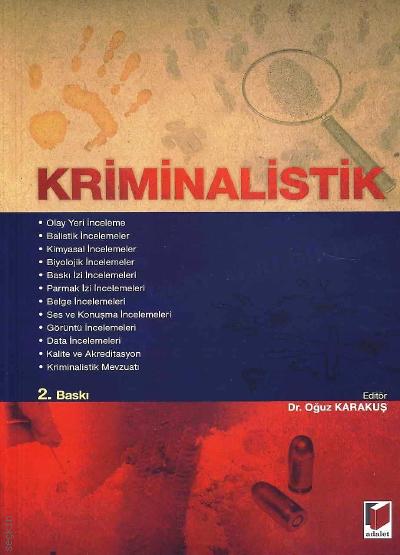 Kriminalistik Dr. Oğuz Karakuş  - Kitap