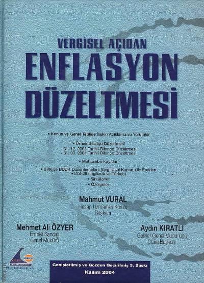 Vergisel Açıdan Enflasyon Düzeltmesi Murat Vural, Aydın Kıratlı, Mehmet Ali Özyer  - Kitap