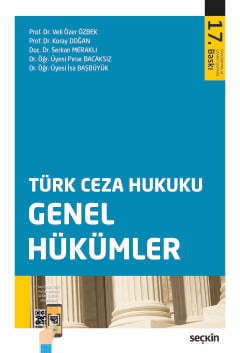 Türk Ceza Hukuku Genel Hükümler