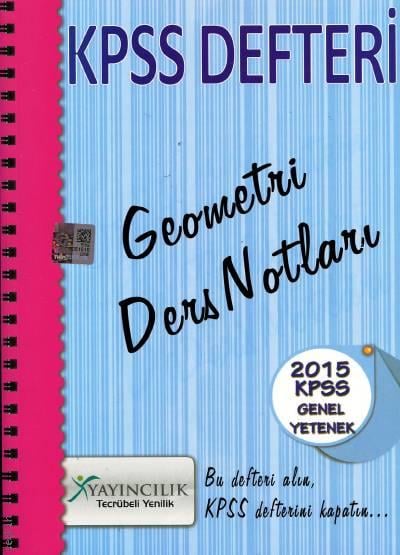 KPSS Defteri Geometri Ders Notları Komisyon  - Kitap