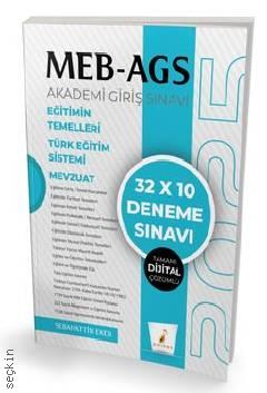 MEB – AGS Hazırlık Eğitimin Temelleri Türk Eğitim Sistemi Mevzuat 32x10 Tamamı Dijital Çözümlü Deneme Sınavı Sebahattin Eker  - Kitap