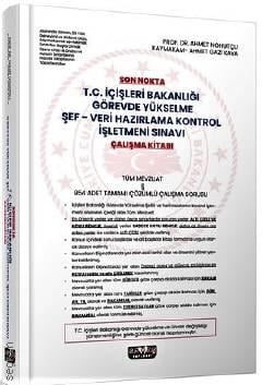 Son Nokta  T.C. İçişleri Bakanlığı GYS Şef – Veri Hazırlama Kontrol İşletmeni Sınavı Çalışma Kitabı Prof. Dr. Ahmet Nohutçu  - Kitap
