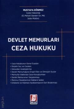 Devlet Memurları Ceza Hukuku Mustafa Dönmez  - Kitap