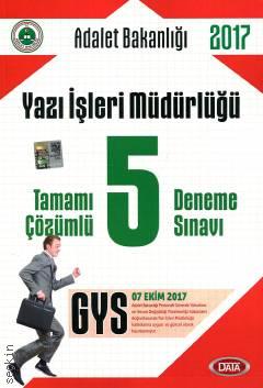 GYS Adalet Bakanlığı Yazı İşleri Müdürlüğü Çözümlü 5 Deneme Sınavı Turgut Meşe  - Kitap
