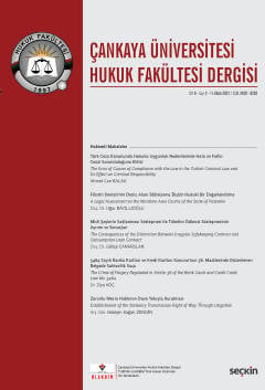 Çankaya Üniversitesi Hukuk Fakültesi Dergisi Cilt:6 Sayı:2 Ekim 2021 Prof. Dr. Cemal Oğuz 
