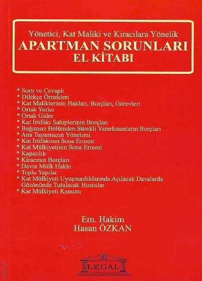 Yönetici, Kat Maliki ve Kiracılara Yönelik Apartman Sorunları El Kitabı Hasan Özkan  - Kitap