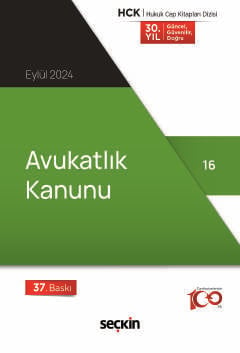 Avukatlık Kanunu (Cep Kitabı) Seçkin Yayıncılık  - Kitap