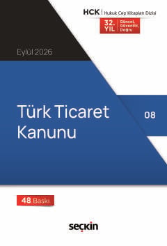 Türk Ticaret Kanunu (Cep Kitabı) Seçkin Yayıncılık  - Kitap