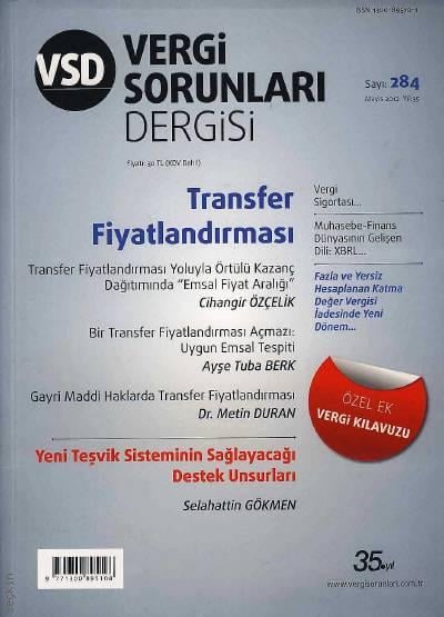 Vergi Sorunları Dergisi Sayı:284 Mayıs 2012 Aysel Duman
