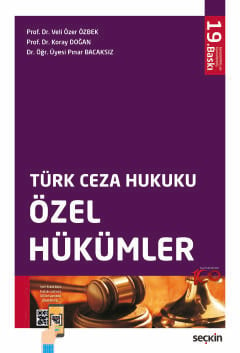 Türk Ceza Hukuku Özel Hükümler