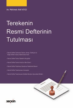 Terekenin Resmi Defterinin Tutulması