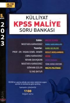 Külliyat  KPSS Maliye Soru Bankası  Mustafa Karadeniz  - Kitap