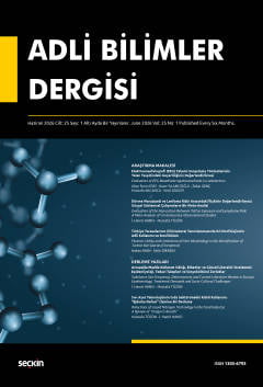 Adli Bilimler Dergisi – Cilt:25 Sayı:1 Haziran 2026 Prof. Dr. İ. Hamit Hancı 