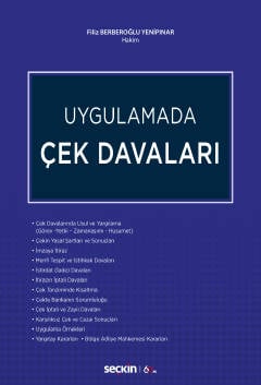 Uygulamada Çek Davaları Filiz Berberoğlu Yenipınar  - Kitap