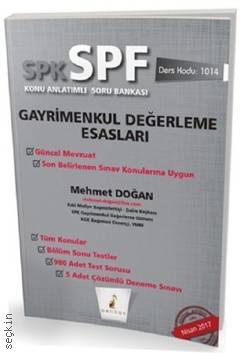 SPK–  SPF Gayrimenkul Değerleme Esasları Konu Anlatımlı Soru Bankası Mehmet Doğan  - Kitap