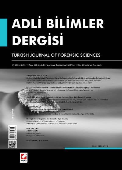 Adli Bilimler Dergisi – Cilt:12 Sayı:3 Eylül 2013 Prof. Dr. İ. Hamit Hancı 
