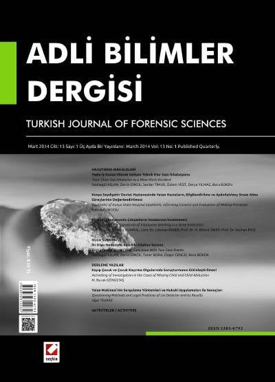 Adli Bilimler Dergisi – Cilt:13 Sayı:1 Mart 2014 Prof. Dr. İ. Hamit Hancı 
